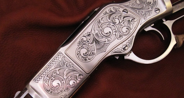 Lever Action Rifle Engraving